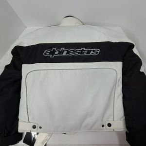 Alpinestars Stella Womens Large T-Dyno Drystar Motorcycle Jacket blk/white